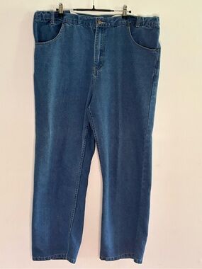 David Taylor Straight-Leg Jeans in Deep Blue Denim